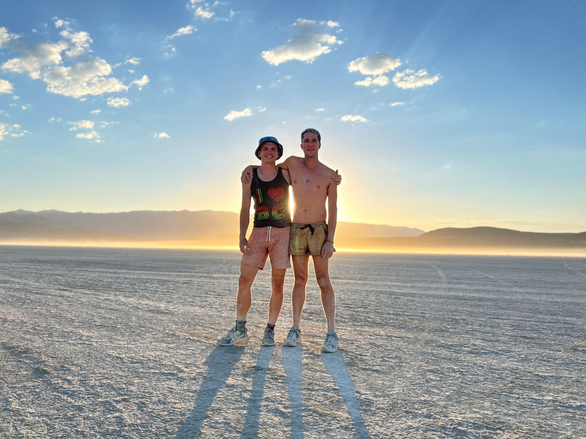 Burning Man number seven, dark then light )'( *:･ﾟ