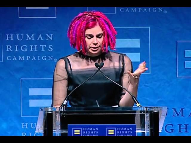 Watch this: Lana Wachowski receives the HRC Visibility Award