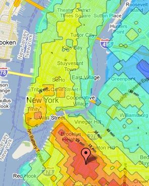 Triptrop NYC: heatmaps heating up